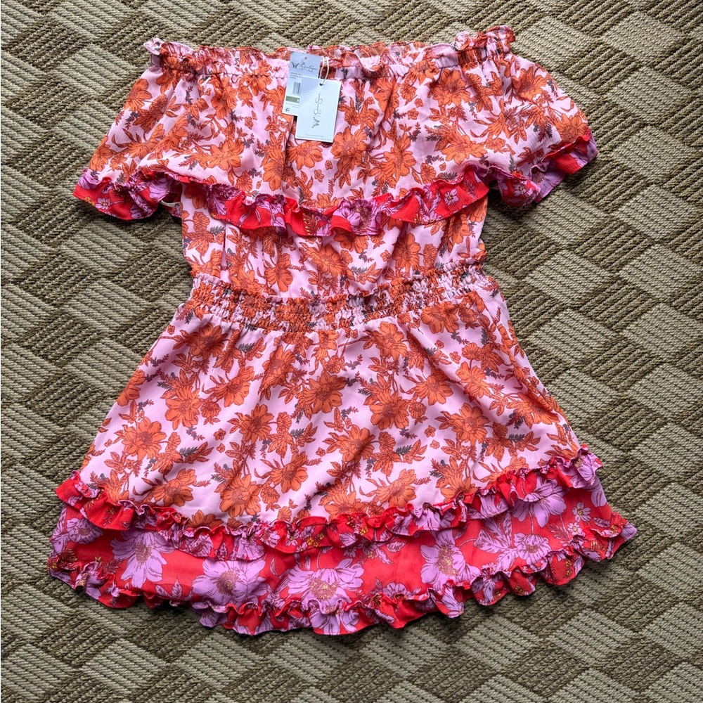 Floral Off-Shoulder Dress
